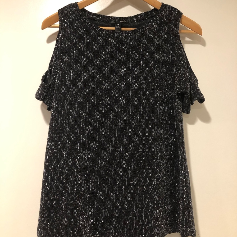 Sparkly Cut Out Top